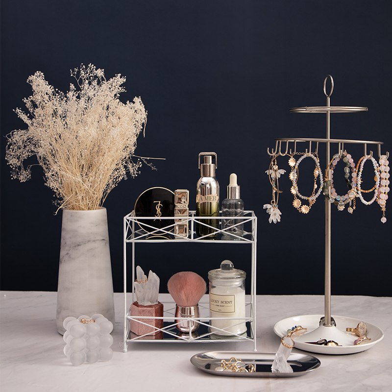 جا جواهرات دست ساز سفارشی، ذخیره سازی مجموعه جواهرات، گوشواره گردنبند رومیزی، گوشواره جواهرات سازمان دهنده