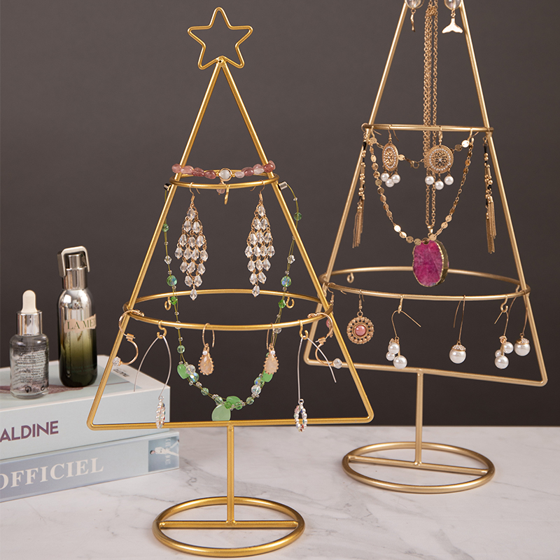 نمایشگر جواهرات گردنبند قفسه ذخیره سازی فلزی